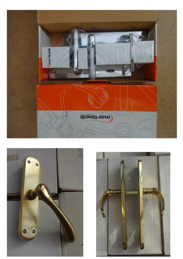 Stocklot brass door handles - Image 3