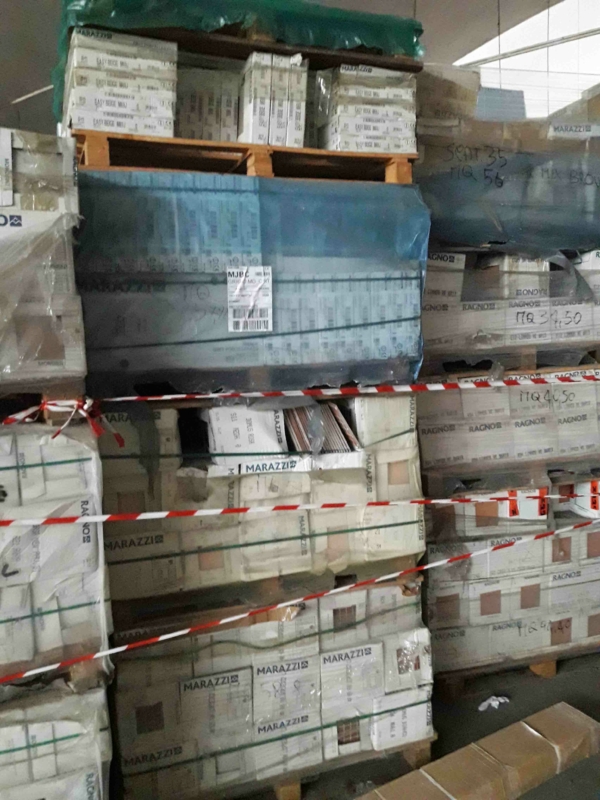 Stocklot ceramic tiles