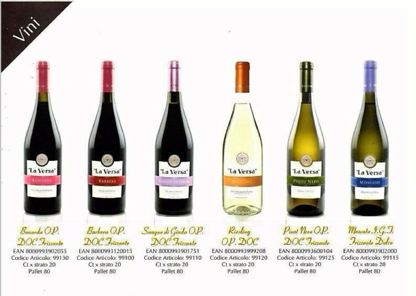 Stocklot wines and grappa