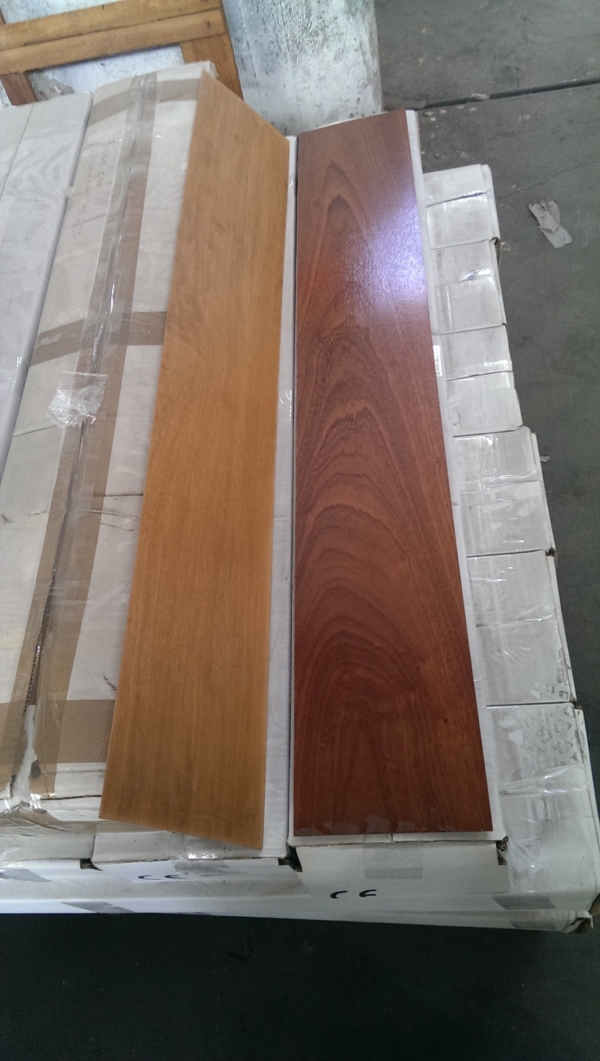Stocklot laminated tiles in PVC