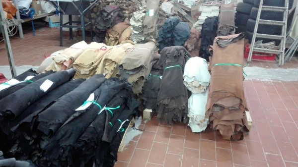 Stocklot leather skins