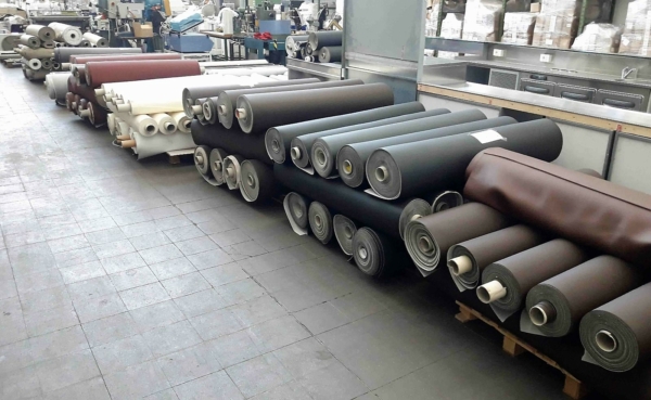 Imitation leather for upholstery