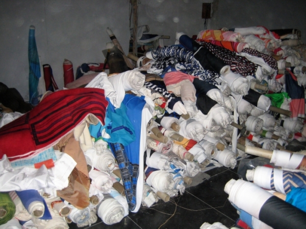Stocklot printed fabrics