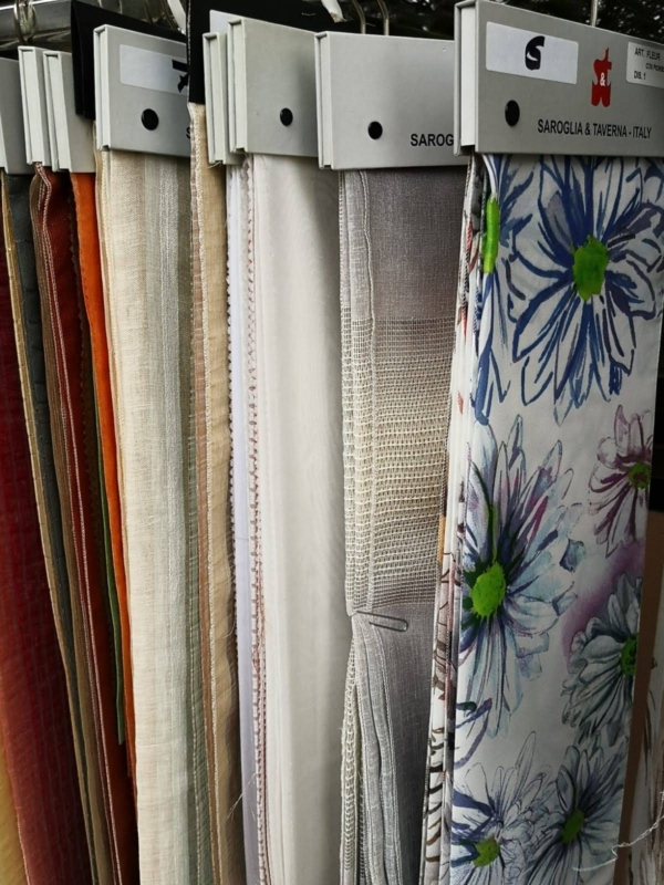 Stocklot cloths, lace and macrame for curtains