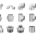 Stocklot of malleable galvanized iron fittings