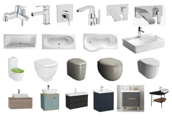 Stocklot sanitary ware and bathroom furniture