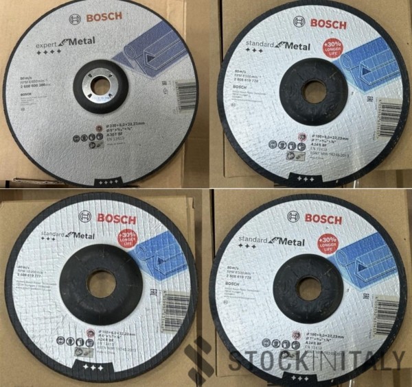 Stocklot grinding discs
