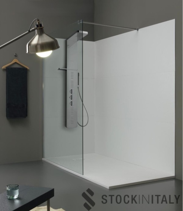 Stocklot shower enclosures, shower columns and plates