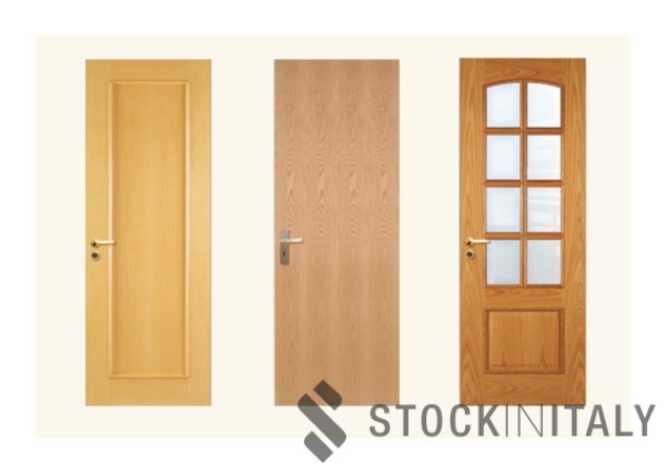 Stocklot of wooden doors