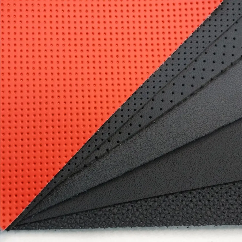 Stocklot of synthetic leather for car upholstery