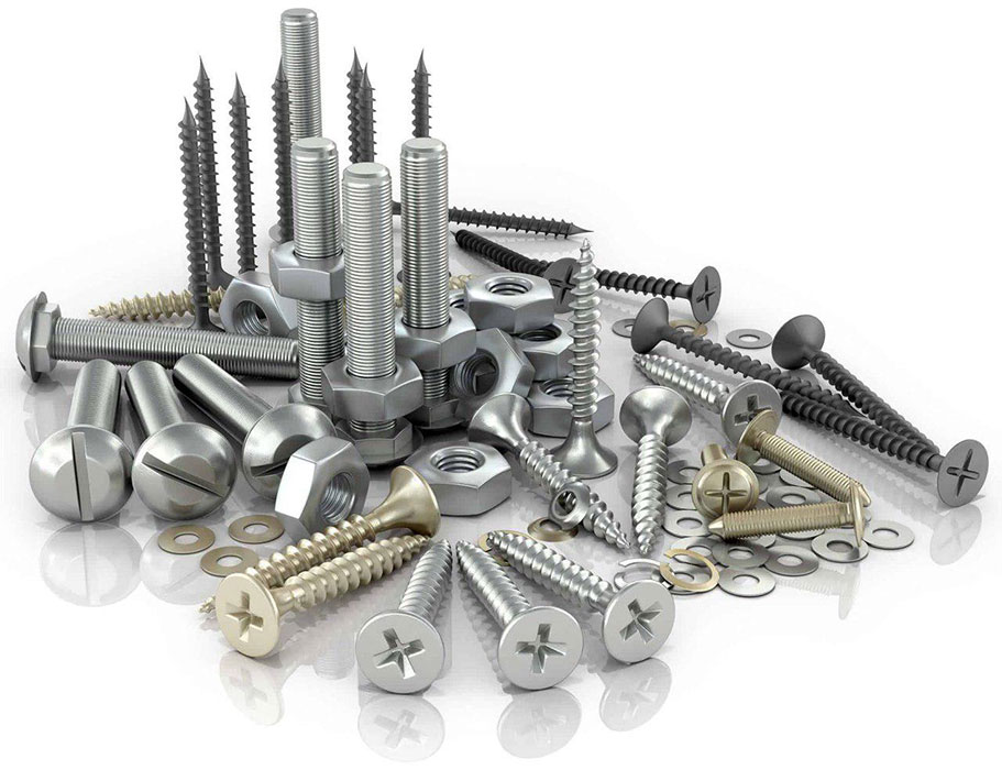 Stocklot of fasteners and hardware